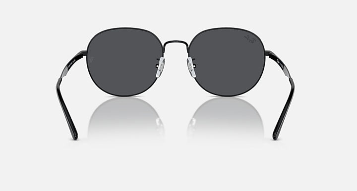 Ray-Ban RB3727D Black with Dark Grey Solid Color lenses - Back