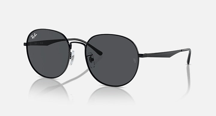 Ray-Ban RB3727D Black with Dark Grey Solid Color lenses - Quarter