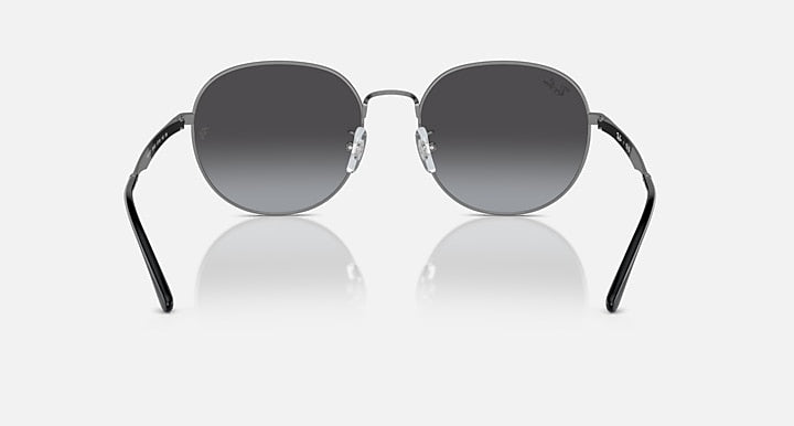 Ray-Ban RB3727D Gunmetal with Grey Gradient lenses - Back