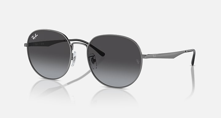 Ray-Ban RB3727D Gunmetal with Grey Gradient lenses - Quarter