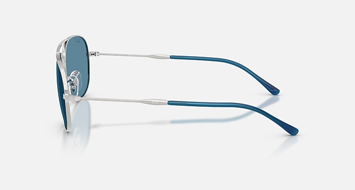 Ray-Ban BAIN BRIDGE POLARIZED+ LENSES Silver with Polarized+ Blue Polarized+ lenses - Lateral