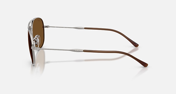 Ray-Ban BAIN BRIDGE Gunmetal with Polarized Brown Solid Color lenses - Lateral