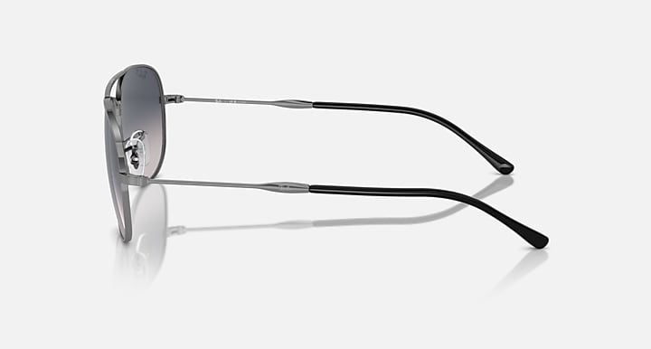 Ray-Ban BAIN BRIDGE Gunmetal with Blue Polarized Gradient lenses - Lateral