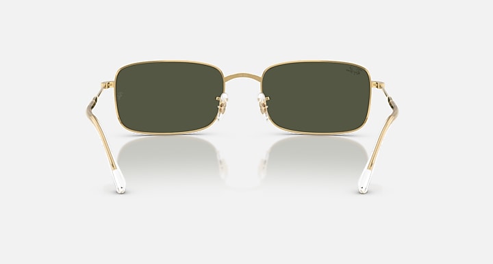 Ray-Ban RB3746 Arista Gold with G-15 Green Solid Color lenses - Back