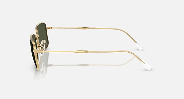 Ray-Ban RB3746 Arista Gold with G-15 Green Solid Color lenses - Lateral