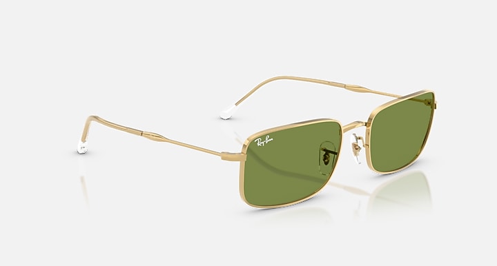 Ray-Ban RB3746 Arista Gold with Green Solid Color lenses - Alternative