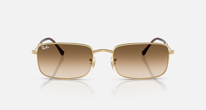 Ray-Ban RB3746 Arista Gold with Clear Gradient Brown Gradient lenses - Front