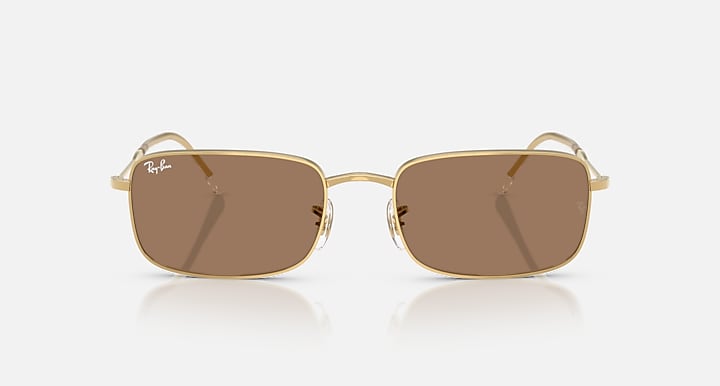Ray-Ban RB3746 Arista Gold with Brown Solid Color lenses - Front