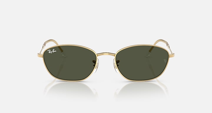 Ray-Ban RB3749 Arista Gold with G-15 Green Solid Color lenses - Front