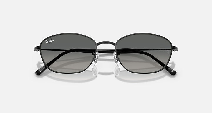 Ray-Ban RB3749 Black with Grey Gradient Gradient lenses - Closed Front