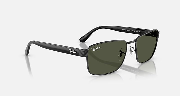 Ray-Ban RB3750 Black with G-15 Green Solid Color lenses - Alternative