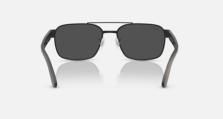 Ray-Ban RB3751 POLARIZED+ LENSES Black; Havana Grey with Polarized+ Dark Grey Polarized+ lenses - Back