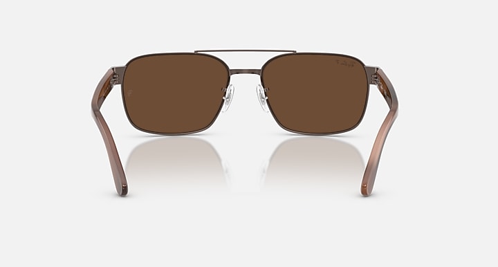 Ray-Ban RB3751 POLARIZED+ LENSES Copper; Havana Brown with Polarized+ Brown Polarized+ lenses - Back