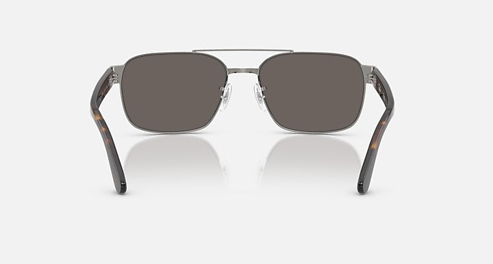 Ray-Ban RB3751 Gunmetal; Havana with Dark Grey Solid Color lenses - Back