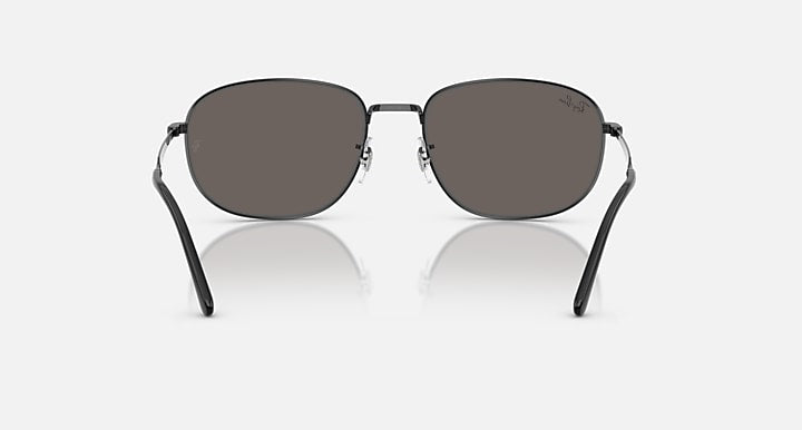 Ray-Ban RB3754 Black with Dark Grey Solid Color lenses - Back