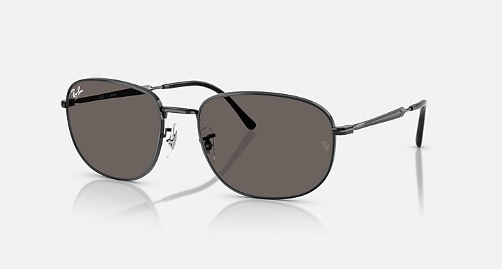 Ray-Ban RB3754 Black with Dark Grey Solid Color lenses - Quarter