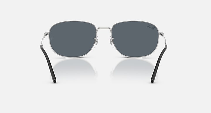 Ray-Ban RB3754 Silver with Blue Solid Color lenses - Back