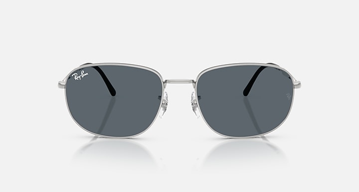 Ray-Ban RB3754 Silver with Blue Solid Color lenses - Front