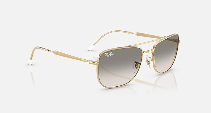 Ray-Ban RB3755 Arista Gold with Clear Gradient Grey Gradient lenses - Alternative