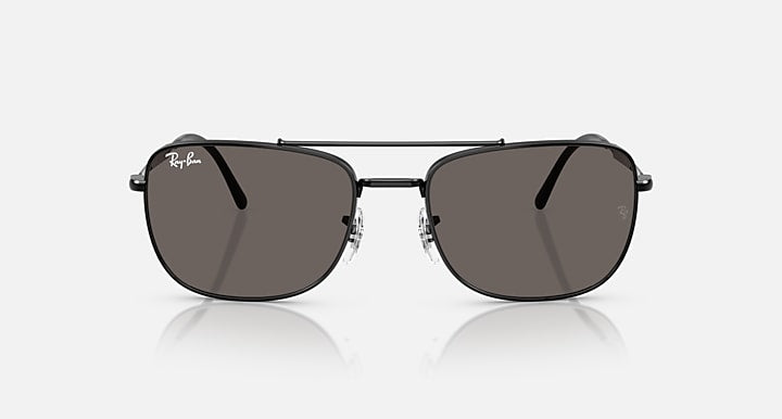 Ray-Ban RB3755 Black with Dark Grey Solid Color lenses - Front