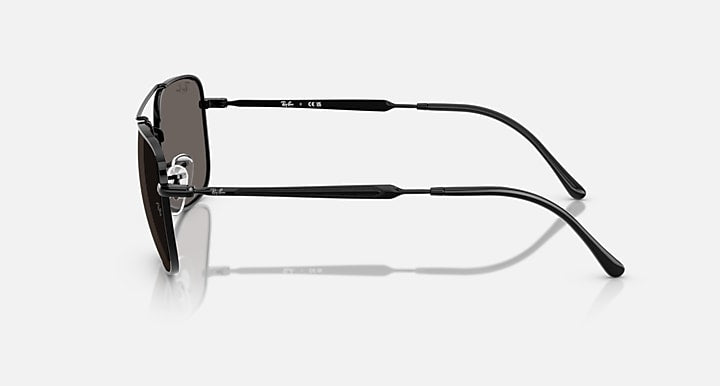 Ray-Ban RB3755 Black with Dark Grey Solid Color lenses - Lateral