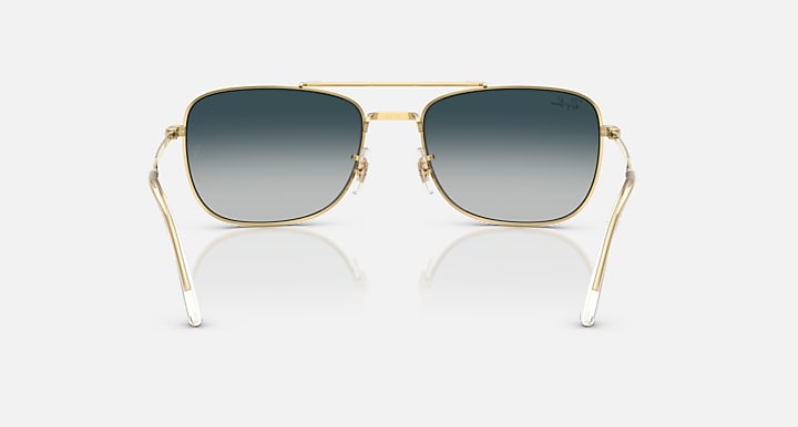Ray-Ban RB3755 Arista Gold with Grey Gradient Blu Gradient lenses - Back