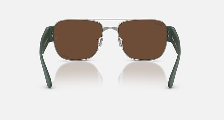 Ray-Ban RB3756 POLARIZED+ LENSES Gunmetal; Sand Green with Polarized+ Brown Polarized+ lenses - Back
