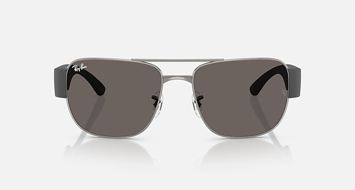 Ray-Ban RB3756 Gunmetal; Sand Grey with Dark Grey Solid Color lenses - Front