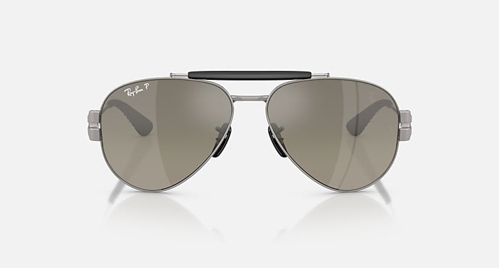 Ray-Ban RB3762M SCUDERIA FERRARI COLLECTION POLARIZED+ LENSES Gunmetal; Matte Gunmetal with Grey Gradient Polarized+ Polarized+ lenses - Front