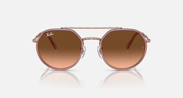 Ray-Ban RB3765 Copper with Pink/Brown Gradient lenses - Front