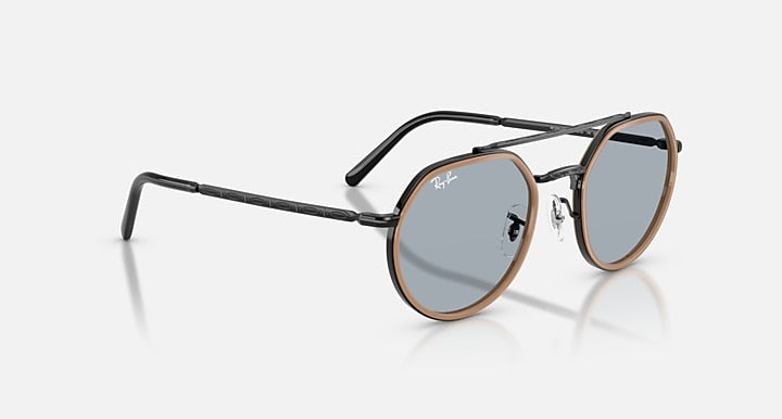 Ray-Ban RB3765 Black with Blue Solid Color lenses - Alternative