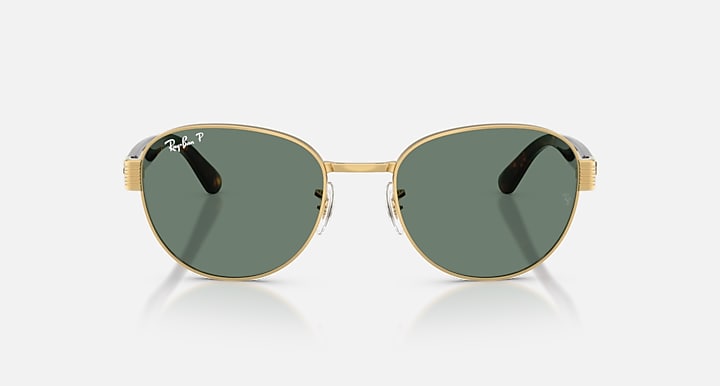 Ray-Ban RB3766 POLARIZED+ LENSES Arista Gold; Havana with Polarized+ Grey Polarized+ lenses - Front