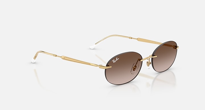 Ray-Ban RB3767 Arista Gold with Gradient Brown Gradient lenses - Alternative