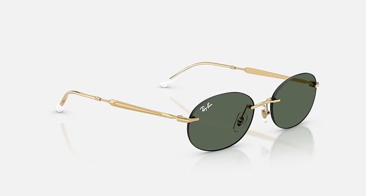 Ray-Ban RB3767 Arista Gold with Dark Green Solid Color lenses - Alternative