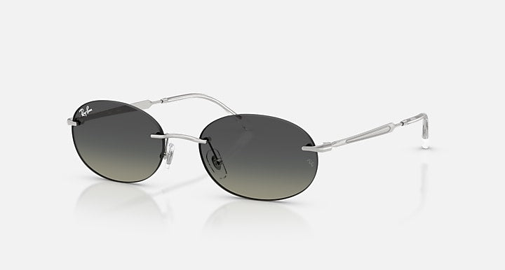 Ray-Ban RB3767 Silver with Grey Gradient Gradient lenses - Quarter