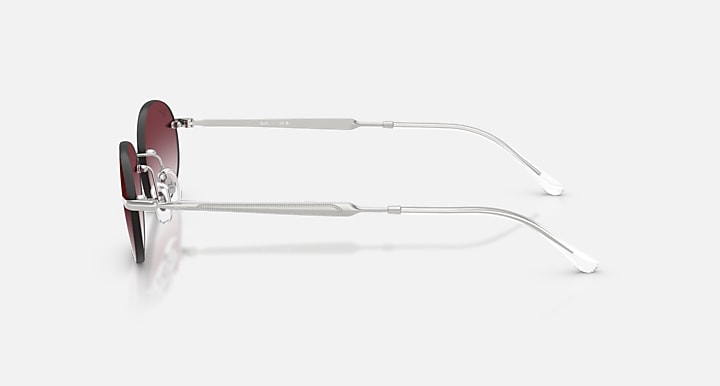 Ray-Ban RB3767 Silver with Clear Gradient Dark Violet Gradient lenses - Lateral