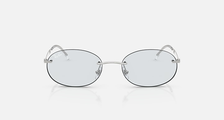 Ray-Ban RB3767 TRANSITIONS ® COLOR TOUCH ™ LENSES Silver with Sapphire Transitions® lenses - Front