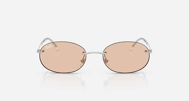 Ray-Ban RB3767 TRANSITIONS ® COLOR TOUCH ™ LENSES Silver with Amber Transitions® lenses - Front