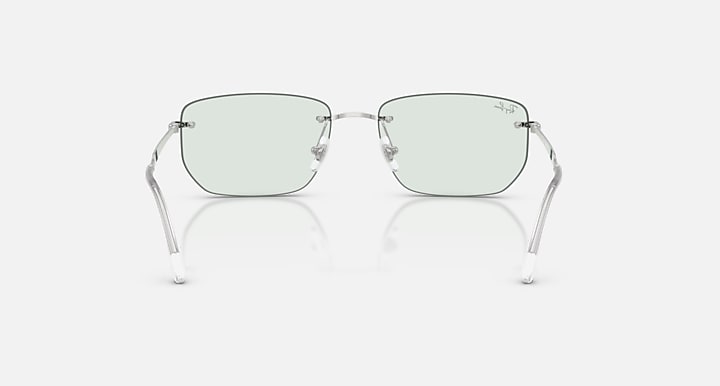 Ray-Ban RB3768 TRANSITIONS ® COLOR TOUCH ™ LENSES Silver with Emerald Transitions® lenses - Back