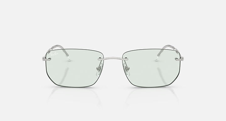 Ray-Ban RB3768 TRANSITIONS ® COLOR TOUCH ™ LENSES Silver with Emerald Transitions® lenses - Front