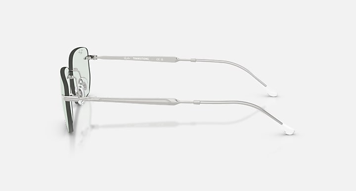 Ray-Ban RB3768 TRANSITIONS ® COLOR TOUCH ™ LENSES Silver with Emerald Transitions® lenses - Lateral