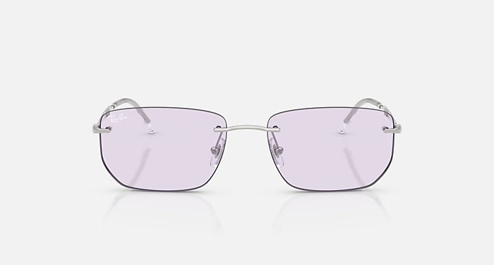 Ray-Ban RB3768 TRANSITIONS ® COLOR TOUCH ™ LENSES Silver with Amethyst Transitions® lenses - Front