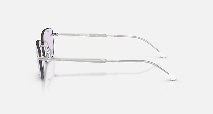 Ray-Ban RB3768 TRANSITIONS ® COLOR TOUCH ™ LENSES Silver with Amethyst Transitions® lenses - Lateral