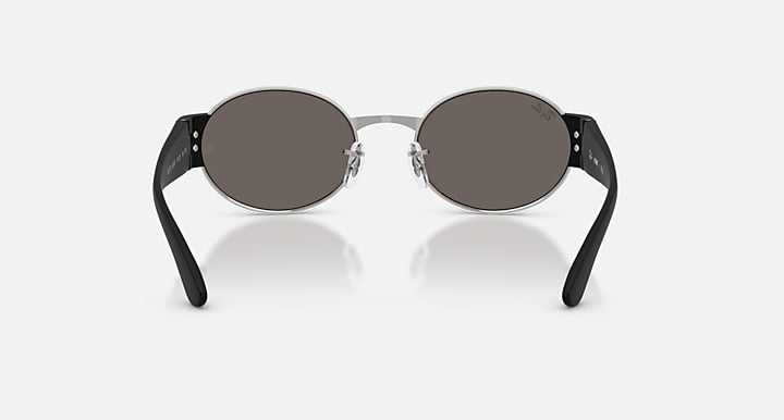 Ray-Ban RB3770 Silver; Sand Black with Dark Grey Solid Color lenses - Back