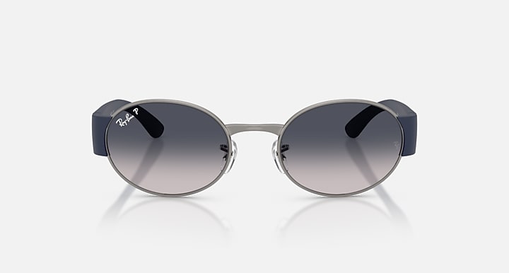 Ray-Ban RB3770 Gunmetal; Sand Blue with Blue Gradient Polarized Gradient lenses - Front