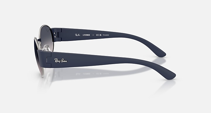 Ray-Ban RB3770 Gunmetal; Sand Blue with Blue Gradient Polarized Gradient lenses - Lateral