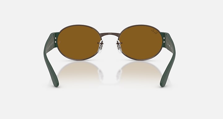 Ray-Ban RB3770 Copper; Sand Green with Brown Solid Color lenses - Back
