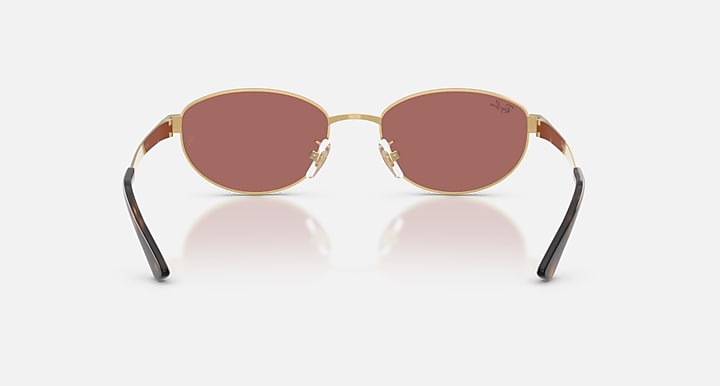 Ray-Ban RB3774D Arista with Dark Violet Solid Color lenses - Back