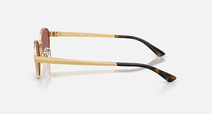 Ray-Ban RB3774D Arista with Dark Violet Solid Color lenses - Lateral