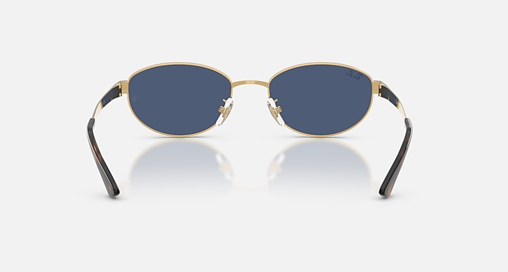 Ray-Ban RB3774D Arista with Dark Blue Solid Color lenses - Back